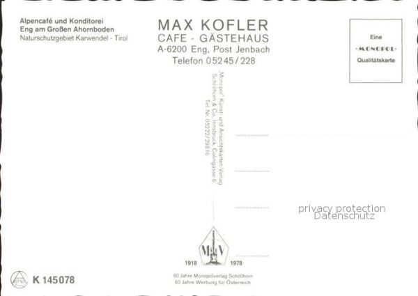 Eng Karwendel AlpenCafe und Konditorei Max Kofler – Bild 2