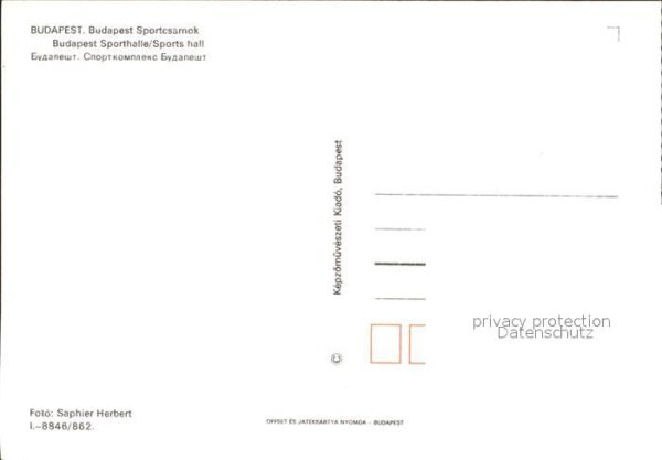 Budapest Sporthalle – Bild 2