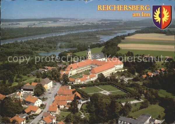 Reichersberg Inn Fliegeraufnahme Augustiner Chorherrenst