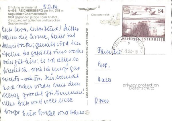Reichersberg Inn Fliegeraufnahme Augustiner Chorherrenst – Bild 2