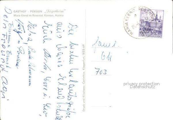 Rosental Kainach Gasthof Pension Kropiunig – Bild 2