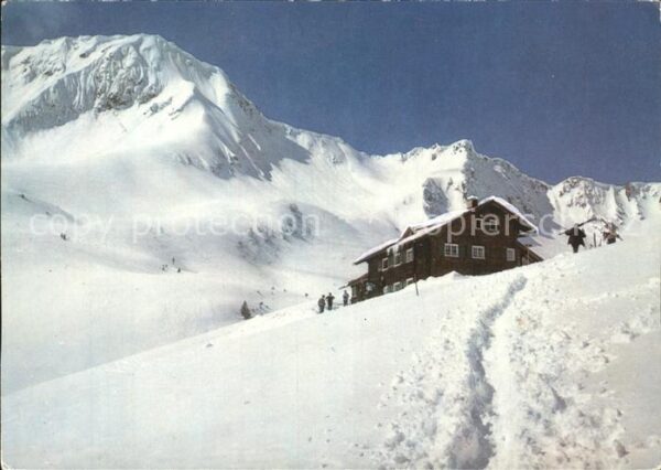 Schwarzwasserhuette mit Grünhorn