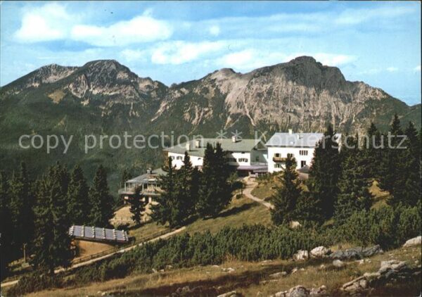 Bad Reichenhall Berghotel Gipfelstation Predigtstuhl Be