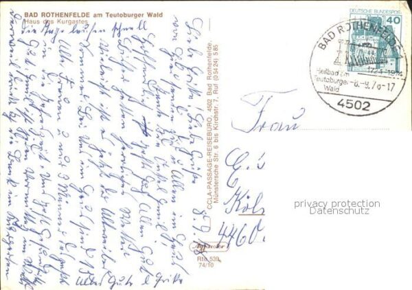 Bad Rothenfelde Haus des Kurgastes – Bild 2