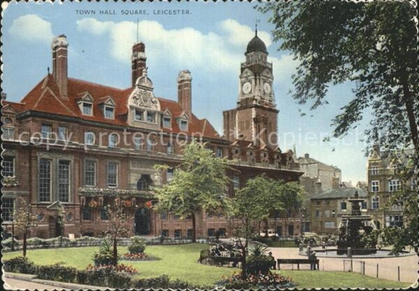Leicester United Kingdom Town Hall Square