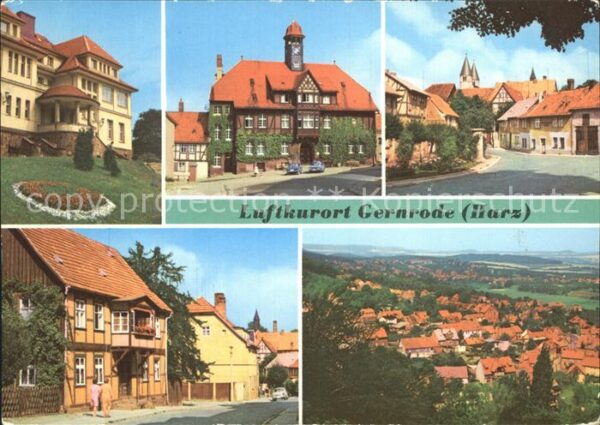 Gernrode Harz FDGB Erholungsheim Stubenberg Rathaus S