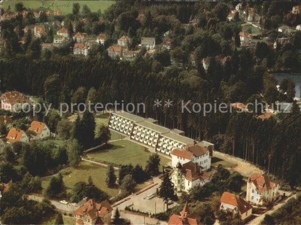 Bad Sachsa Harz Genesungsheim Pfaffenberg Fliegeraufnah