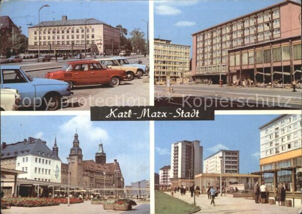 Karl-Marx-Stadt Interhotel Chemnitzer Hof Moskau Rosenh