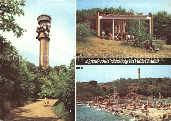 Halle Saale Naherholungsgebiet Petersberg Funkturm