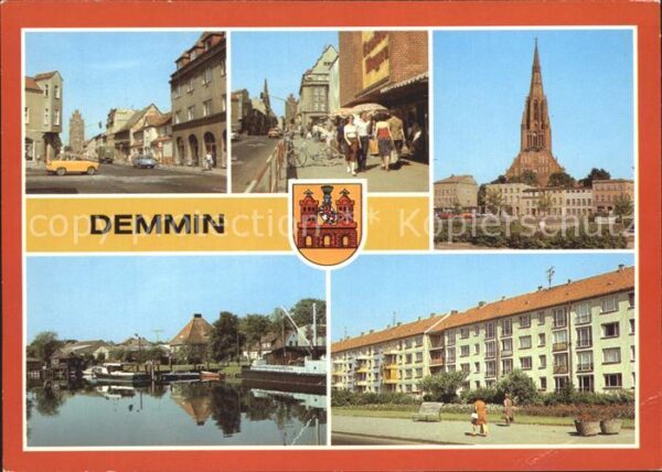 Demmin Mecklenburg Vorpommern Clara Zetkin Strasse Kaufhaus Magnet Ma