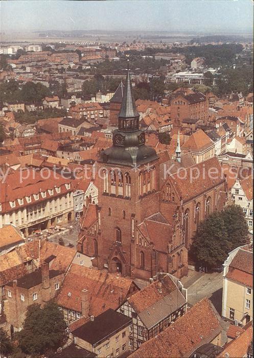 Guestrow Mecklenburg Vorpommern Pfarrkirche St Marien Luftbildserie Int