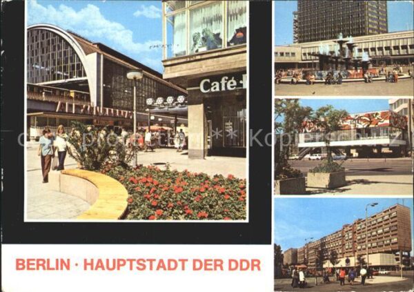 Berlin S Bahnhof Alexanderplatz Messecafe Karl