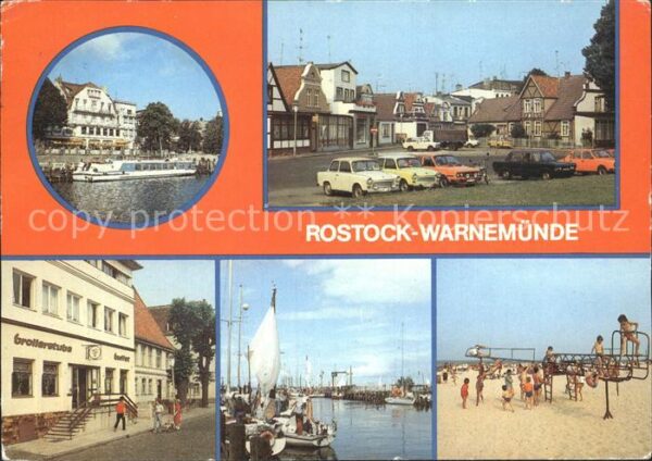 Warnemuende Ostseebad Cafe Weisse Flotte Theodor Körner Stras