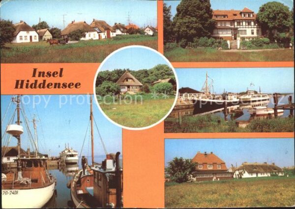 Vitte Kloster Fischerhäuser Hafen HO Gaststät