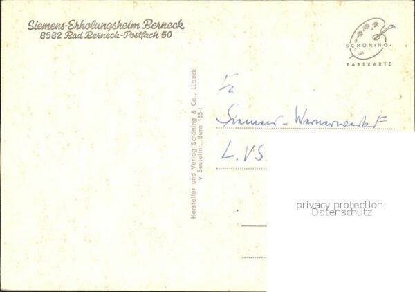 Bad Berneck Siemens Erholungsheim Berneck – Bild 2