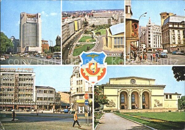 Bucuresti Hotelul Intercontinental Vedere din Pia