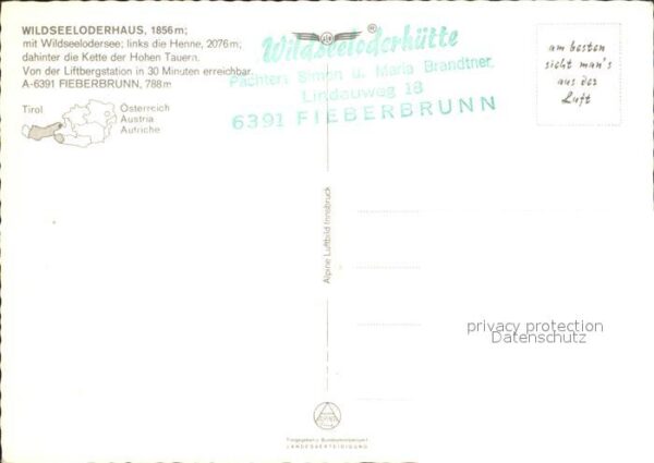 Fieberbrunn Tirol Wildseeloderhaus mit Wildseelodersee Fl – Bild 2