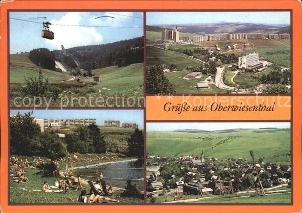 Oberwiesenthal Erzgebirge Sprungschanze Skispringen Kabinenbahn N