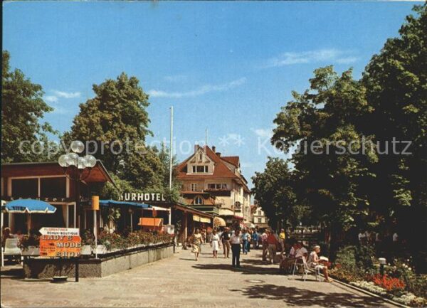 Bad Woerishofen Kneippstrasse mit Kurhotel Kreuzer Knei