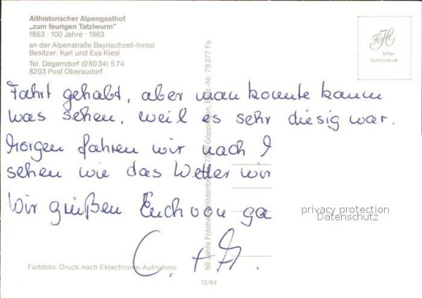 Oberaudorf Althistorischer Alpengasthof Zum feurig – Bild 2