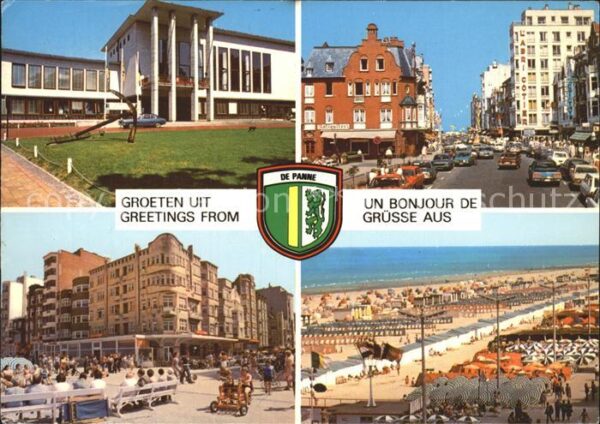 De Panne Teilansichten Strand Promenade