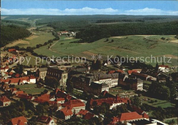 Ebrach Oberfranken Erholungsort im Steigerwald Fliegeraufn