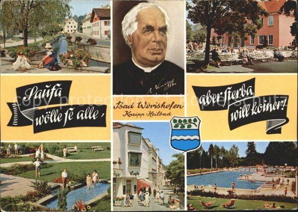 Bad Woerishofen Pfarrer Kneipp Heilbad Wassertreten Sch
