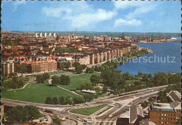 Stockholm Utsikt över Kungsholmen och City Fliege