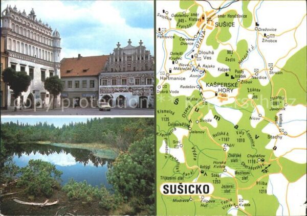 Susice Renesancni domy na Nam K Gottwalda Trij