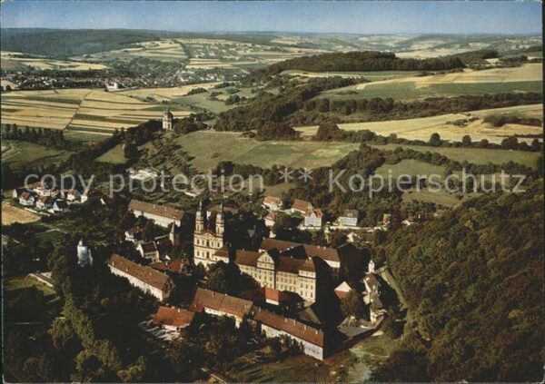 Schoental Jagst Kloster Schöntal Fliegeraufnahme
