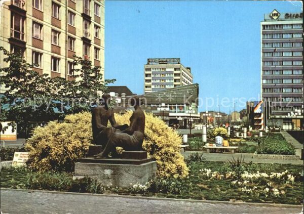 Leipzig Reichsstrasse Skulptur