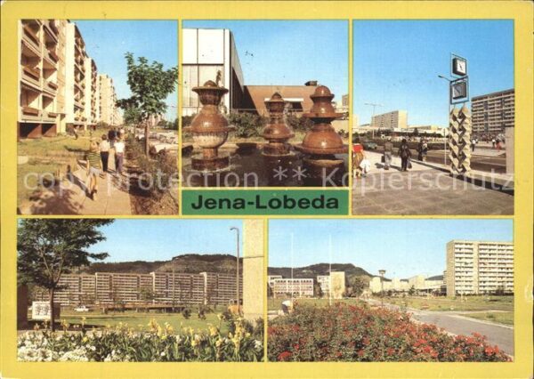Lobeda Brunnenplastik Kulturhaus Markt Lobeda