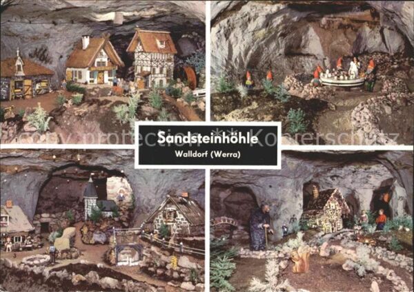 Walldorf Meiningen Sandsteinhöhle Mühle im Tal Schnewittch