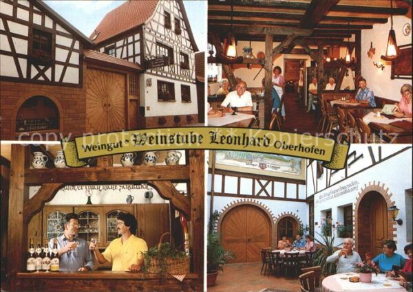 Pleisweiler-Oberhofen Weingut Weinstube Leonhard Gaststube Th