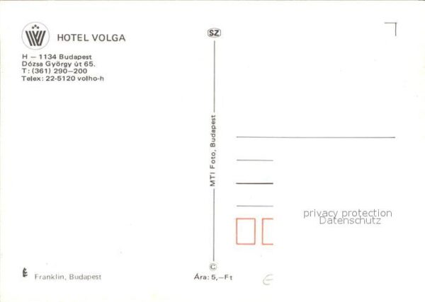 Budapest Hotel Volga Gasträume Zimmer Bar – Bild 2