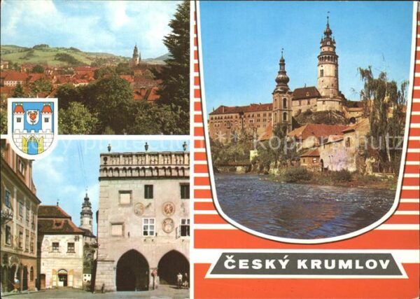 Cesky Krumlov Panorama Dominuje mu mothutny zamek Tvo