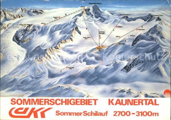 Kaunertal Sommerschigebiet Ötztaler Alpen