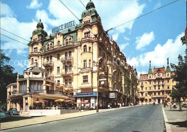 Marianske Lazne Allee der Gewerkschaftler Palace Hotel