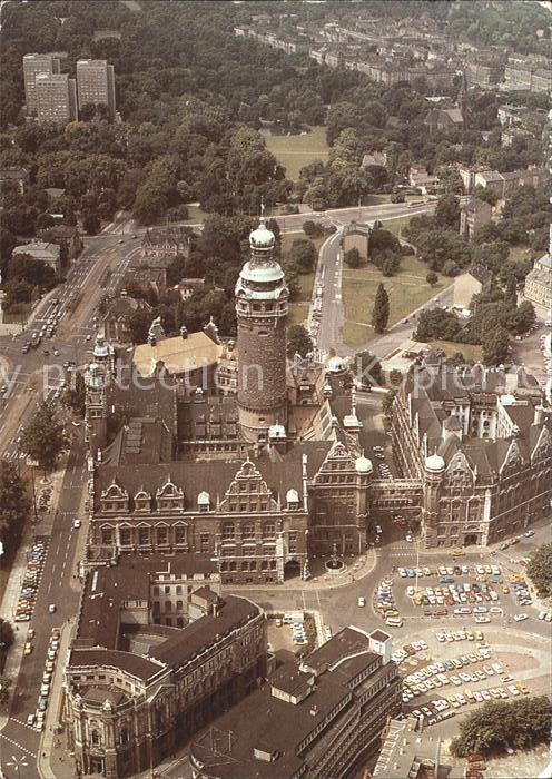 Leipzig Neues Rathaus Messestadt Luftbildserie