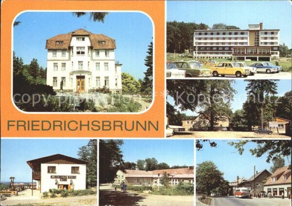 Friedrichsbrunn Harz Sanatorium FDGB Bettenhaus Ferienheim R