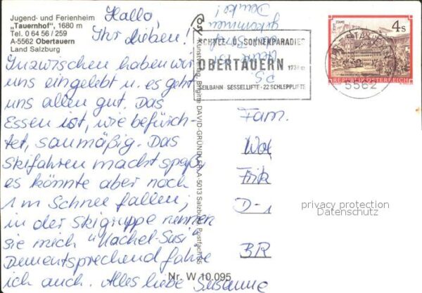 Obertauern Jugendheim Ferienheim Tauernhof Winters – Bild 2