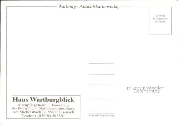 Eisenach Thueringen Haus Wartburgblick Altenpflegeheim – Bild 2