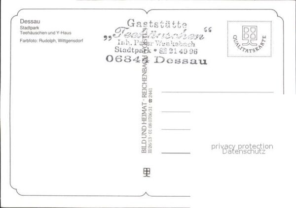 Dessau-Rosslau Stadtpark Teehäuschen Y Haus – Bild 2