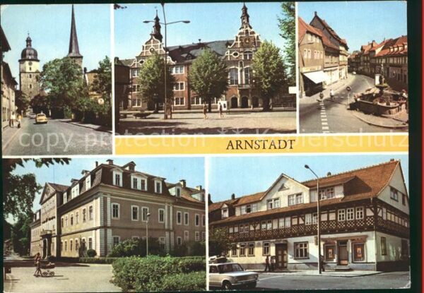Arnstadt Ilm Riedtor Rathaus Hopfenbrunnen Schloss M