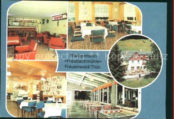 Frauenwald Thueringen Waldpension Fraubachmühle Restaurant