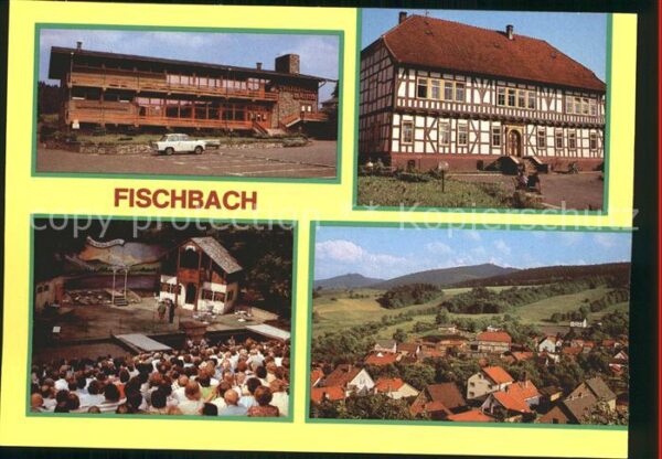 Fischbach Rhoen Thüringenbaude Fachwerkhaus Bergbühne B