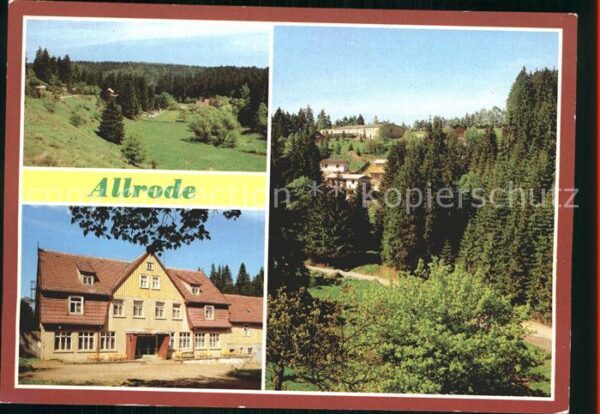 Allrode Bungalowsiedlung Betriebsferienheim Lup