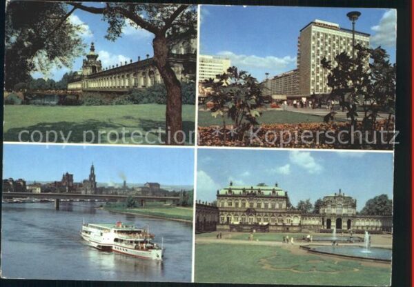 Dresden Zwinger Kronentor Prager Strasse Interh