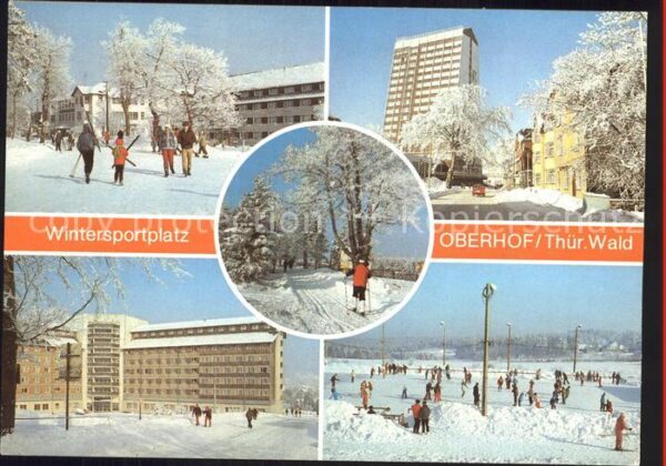 Oberhof Thueringen FDGB Heime Dimitroff Rennsteig und Frit