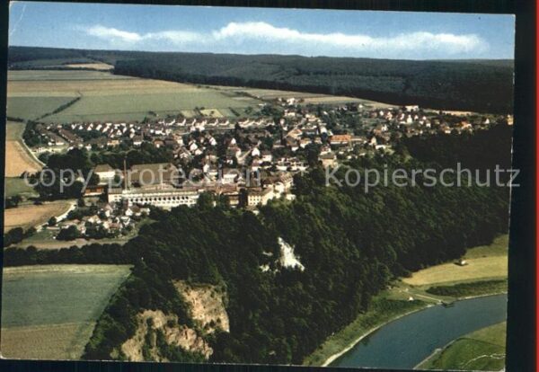 Fuerstenberg Weser Fliegeraufnahme